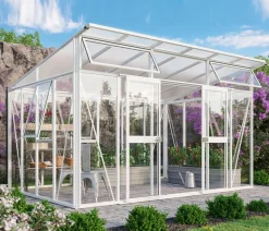 Vitavia Gewächshaus Artemis 11500 ESG/HKP, ca. B393/H242/T295 cm