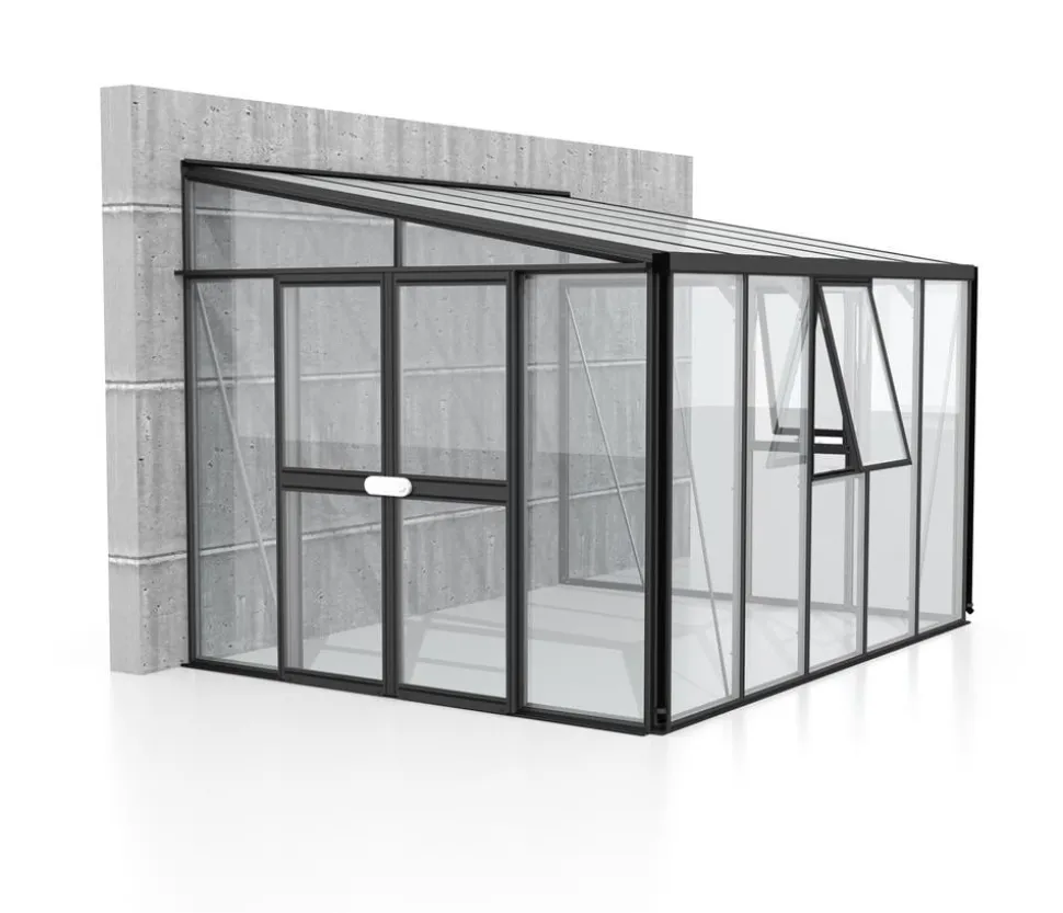 Vitavia Gewächshaus Athene 8600 ESG/HKP, ca. B334/H239/T266 cm