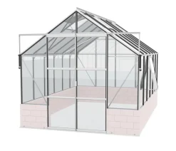 Vitavia Gewächshaus Cassiopeia 9900 ESG, ca. B257/H249/T385 cm
