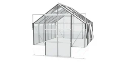 Vitavia Gewächshaus Cassiopeia 8300 ESG, ca. B257/H249/T323 cm