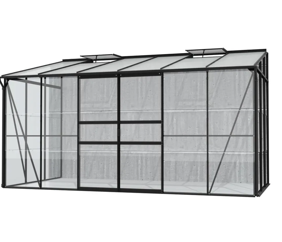 Vitavia Gewächshaus Iris 7800 ESG/HKP, ca. B387/H221/T201 cm