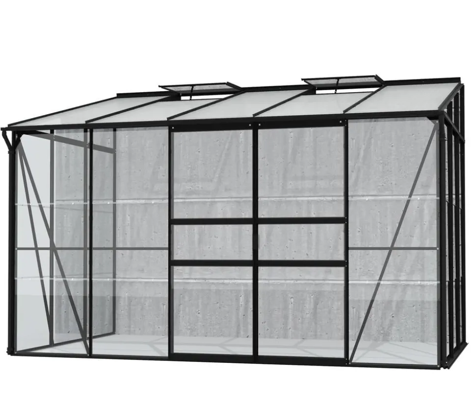 Vitavia Gewächshaus Iris 6500 ESG/HKP, ca. B324/H221/T201 cm