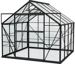 Vitavia Gewächshaus Neptun Plus 11500 ESG/HKP, inkl. Stahlfundamentrahmen, ca. B254/H238/T441 cm