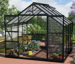 Vitavia Gewächshaus Neptun Plus 11500 ESG/HKP, inkl. Stahlfundamentrahmen, ca. B254/H238/T441 cm