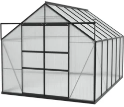 Vitavia Gewächshaus Neptun Plus 9900 HKP, inkl. Stahlfundamentrahmen, ca. B257/H238/T383 cm