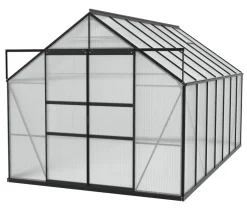 Vitavia Gewächshaus Neptun Plus 11500 HKP, inkl. Stahlfundamentrahmen, ca. B257/H238/T445 cm