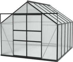Vitavia Gewächshaus Neptun Plus 11500 HKP, inkl. Stahlfundamentrahmen, ca. B257/H238/T445 cm