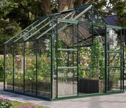 Vitavia Gewächshaus Neptun Plus 6700 ESG, inkl. Stahlfundamentrahmen, ca. B257/H238/T258 cm