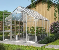 Vitavia Gewächshaus Orbit 8300, ESG/HKP, inkl. Stahlfundamentrahmen