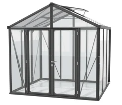 Vitavia Gewächshaus Poseidon 6200 ESG/HKP, ca. B258/H250/T242 cm