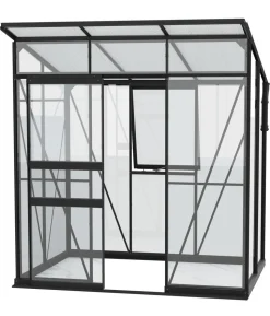 Vitavia Gewächshaus Prisma 3250 ESG/HKP, inkl. Stahlfundamentrahmen