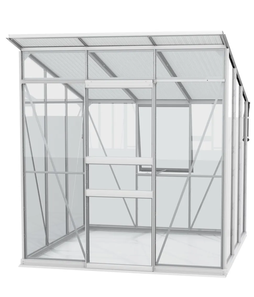 Vitavia Gewächshaus Prisma 4450 ESG/HKP, inkl. Stahlfundamentrahmen
