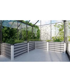Vitavia Hochbeet Oslo In&Out, grau/alu