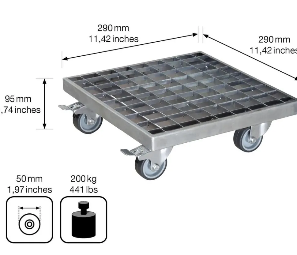 Wagner Pflanzenroller, ca. B29/H9,5/T29 cm