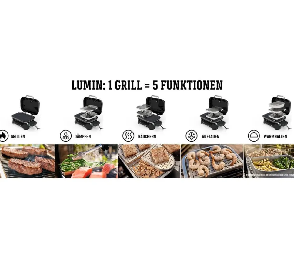 Weber Elektrogrill Lumin, ca. B66/H30,5/T48,5 cm