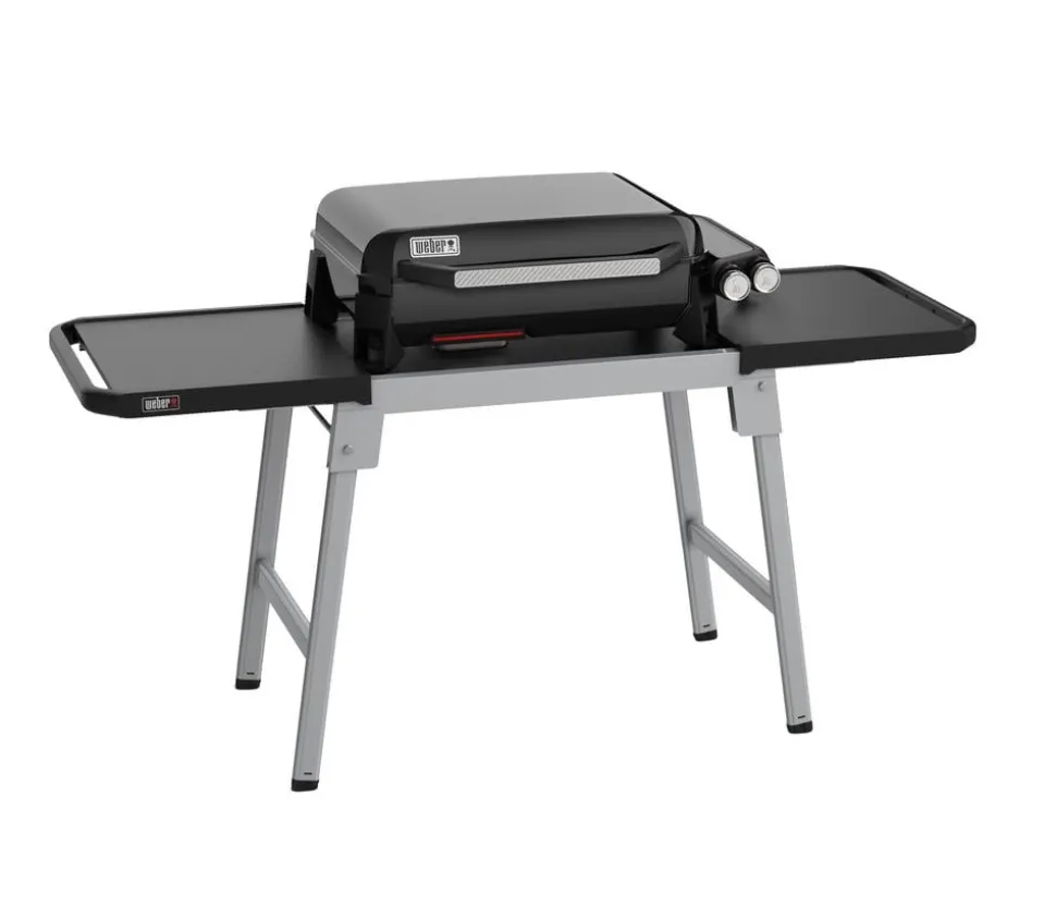Weber Gasgrill SLATE GP 56 cm Premium Plancha, inkl. klappbarer Grilltisch
