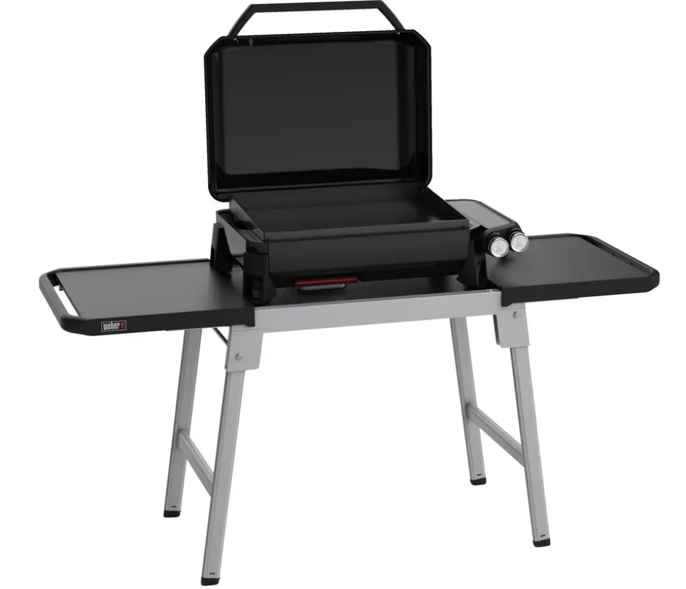 Weber Gasgrill SLATE GP 56 cm Premium Plancha, inkl. klappbarer Grilltisch