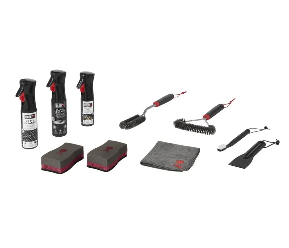 Weber Reinigungs-Set für Emaille-Gasgrills, 10-teilig