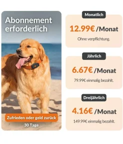 Weenect XS GPS-Tracker für Hunde, ca. B6,05/H2,45/T1,5 cm