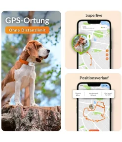Weenect XS GPS-Tracker für Hunde, ca. B6,05/H2,45/T1,5 cm