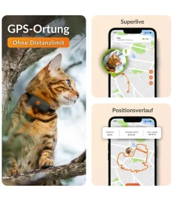 Weenect XS GPS-Tracker für Katzen, ca. B6,05/H2,45/T1,5 cm