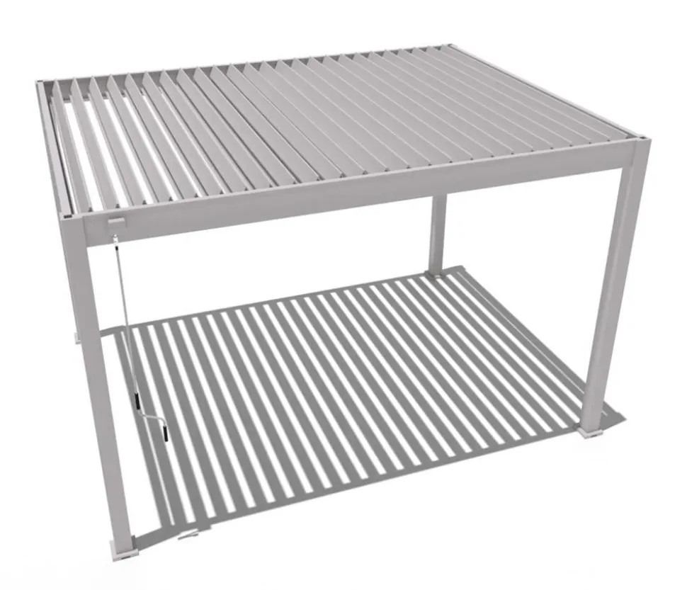 Weide Classic Pergola 3x3,6 Alu-Stahl, ca. B360/H255/T300 cm