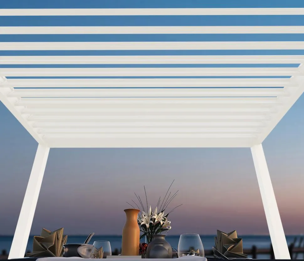 Weide Classic Pergola 3x5,3 Alu-Stahl, ca. B530/H255/T300 cm