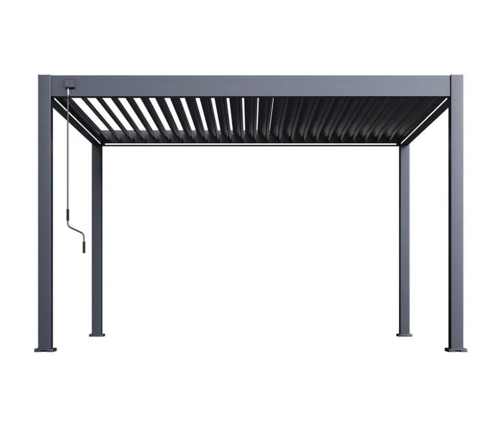Weide Classic Pergola 3x3,6 inkl. LED, ca. B360/H255/T300 cm