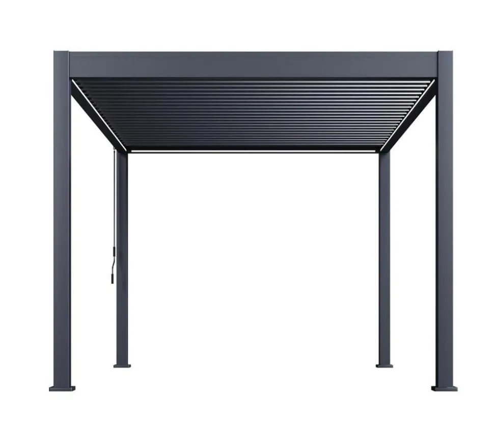 Weide Classic Pergola 3x3,6 inkl. LED, ca. B360/H255/T300 cm