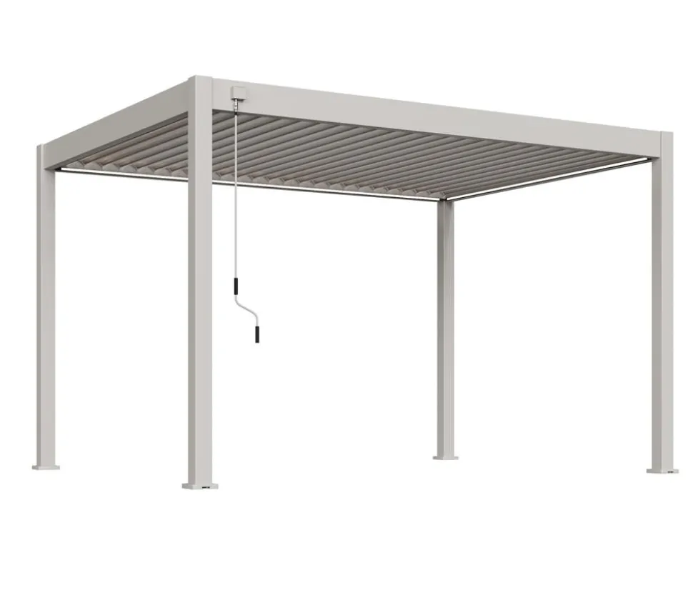 Weide Classic Pergola 3x3,6 inkl. LED, ca. B360/H255/T300 cm