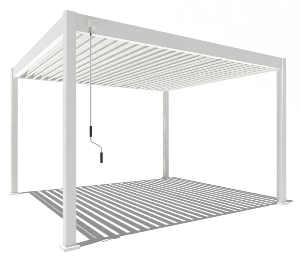 Weide Deluxe Pergola Voll-Alu, ca. B400/H255/T360 cm