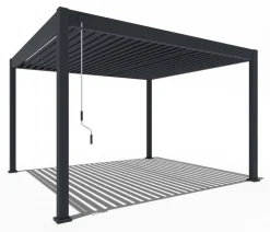 Weide Deluxe Pergola Voll-Alu, ca. B400/H255/T360 cm