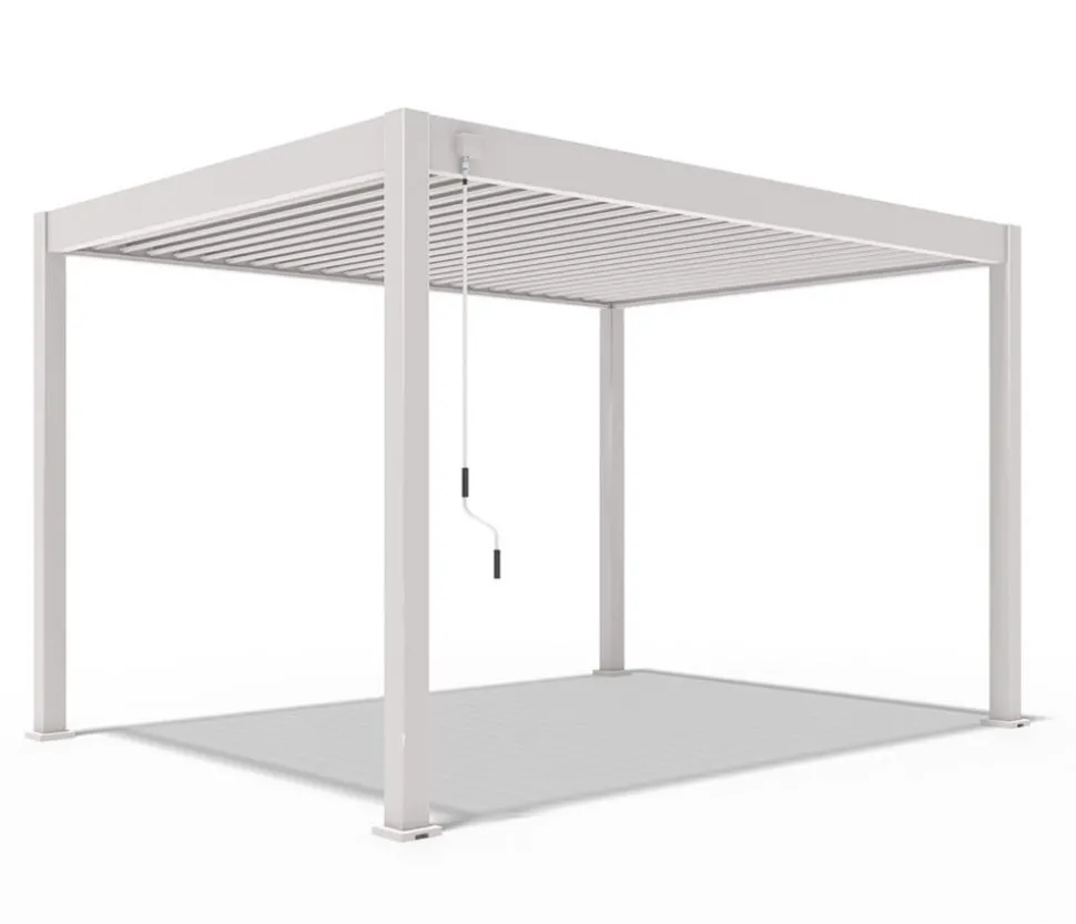 Weide Deluxe Pergola Voll-Alu, ca. B400/H255/T300 cm