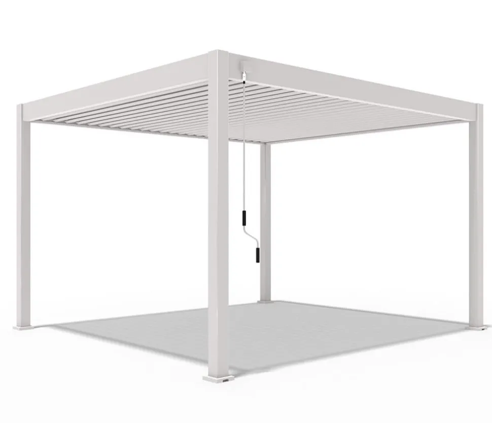 Weide Deluxe Pergola Voll-Alu, ca. B400/H255/T360 cm