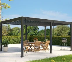Weide Deluxe Pergola Voll-Alu, ca. B600/H255/T300 cm