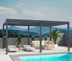 Weide Deluxe Pergola Voll-Alu, ca. B600/H255/T300 cm