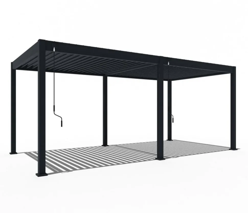 Weide Deluxe Pergola Voll-Alu, ca. B600/H255/T300 cm