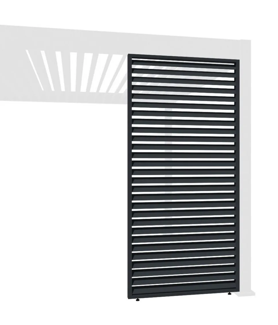 Weide Horizontales Seitenwand-Paneel, ca. B123/H255 cm