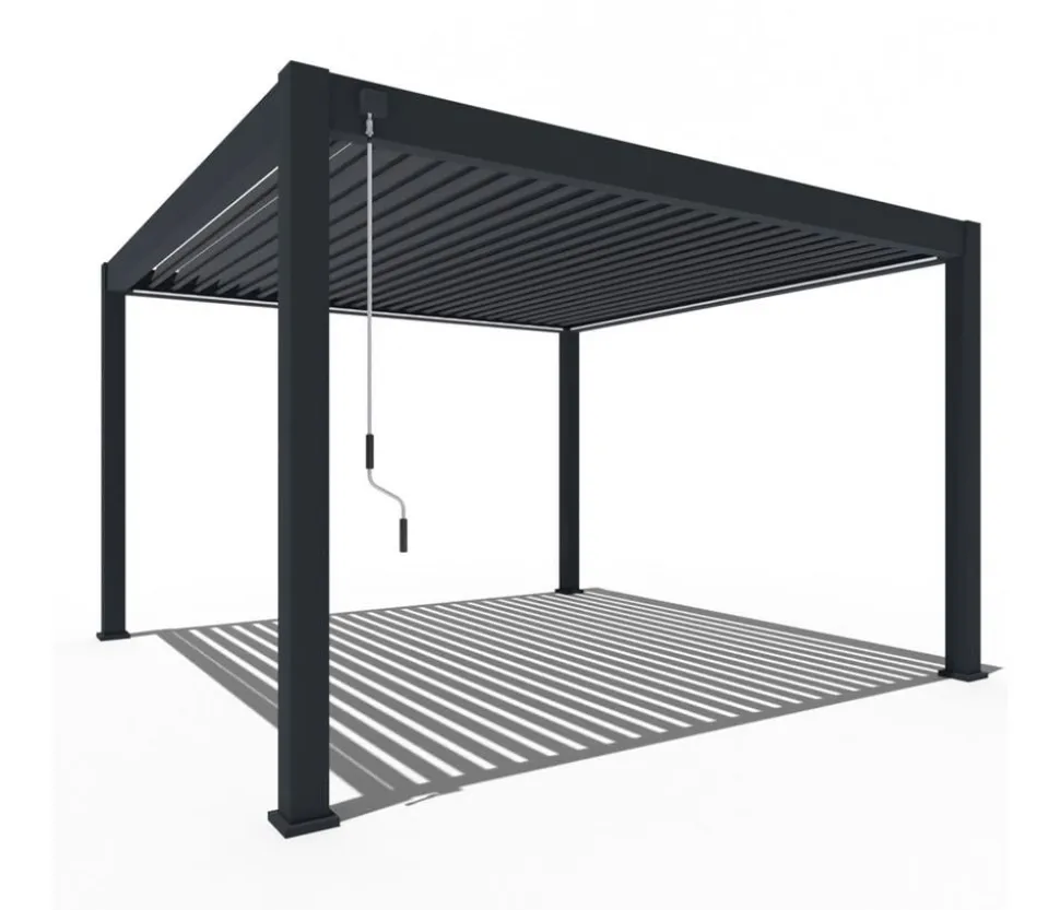 Weide Pergola Deluxe Plus 4x4, ca. B400/H255/T400 cm