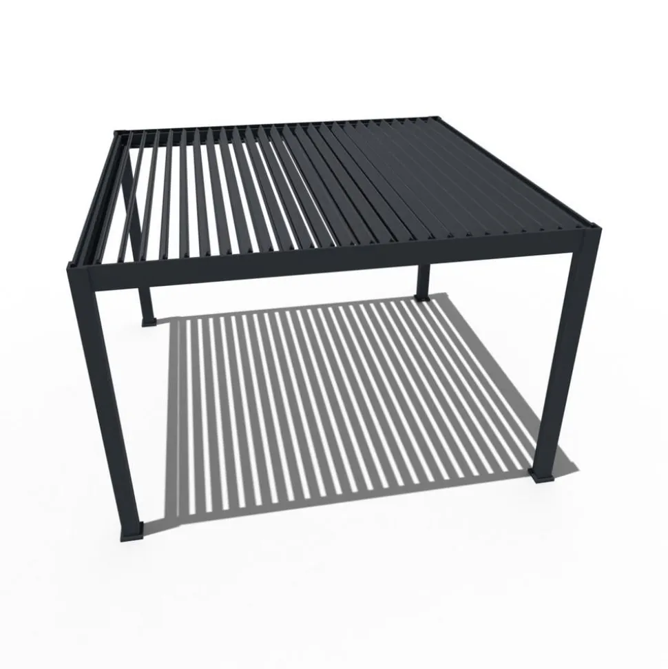 Weide Pergola LED E-Deluxe Plus 4x4, ca. B400/H255/T400 cm
