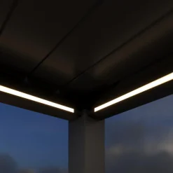 Weide Pergola LED E-Deluxe Plus 4x4, ca. B400/H255/T400 cm