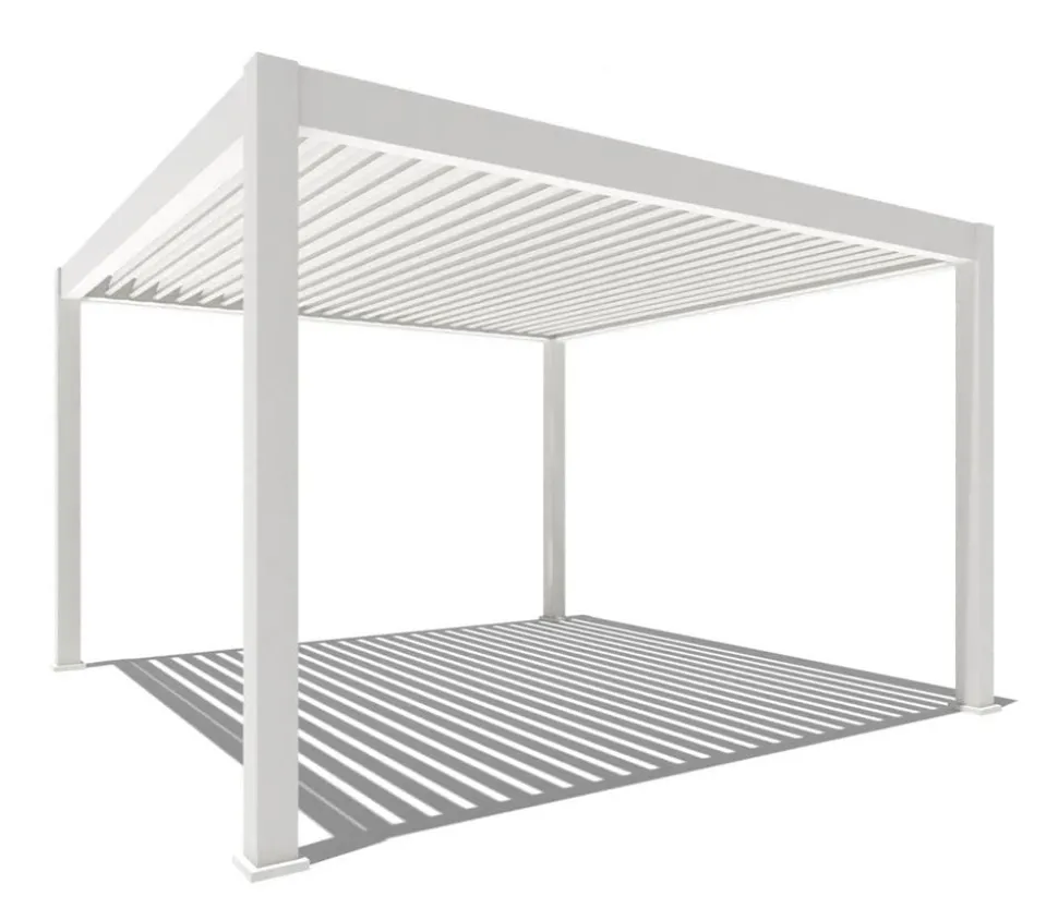 Weide Pergola LED E-Deluxe Plus 4x4, ca. B400/H255/T400 cm