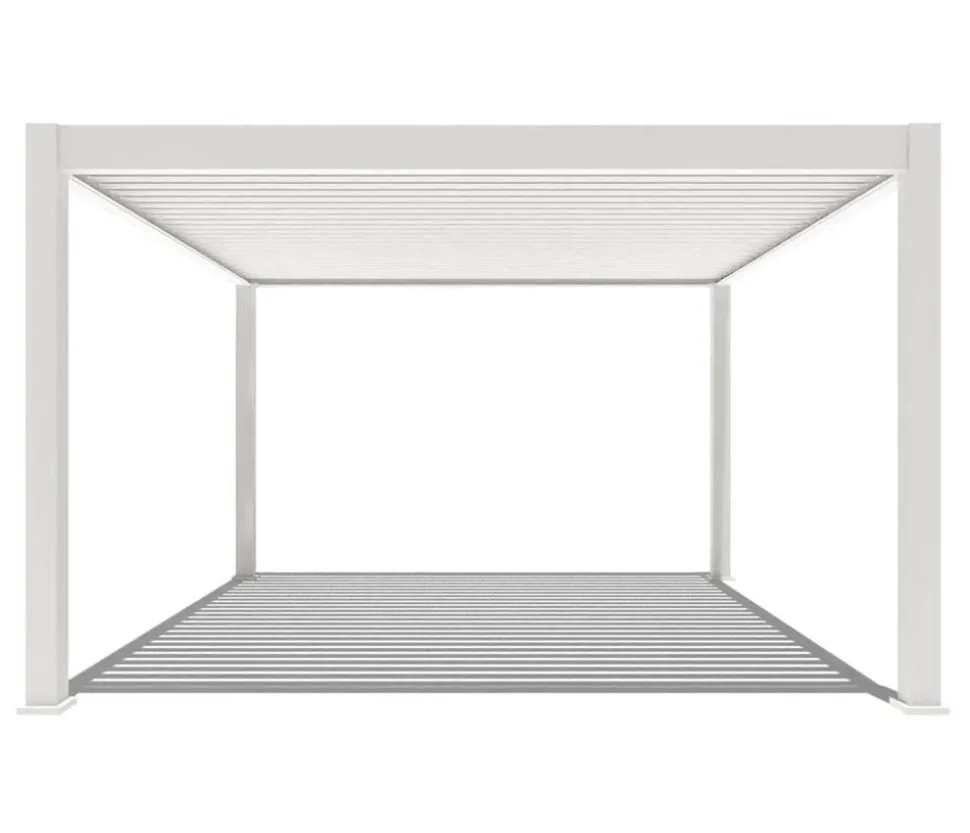 Weide Pergola LED E-Deluxe Plus 4x4, ca. B400/H255/T400 cm
