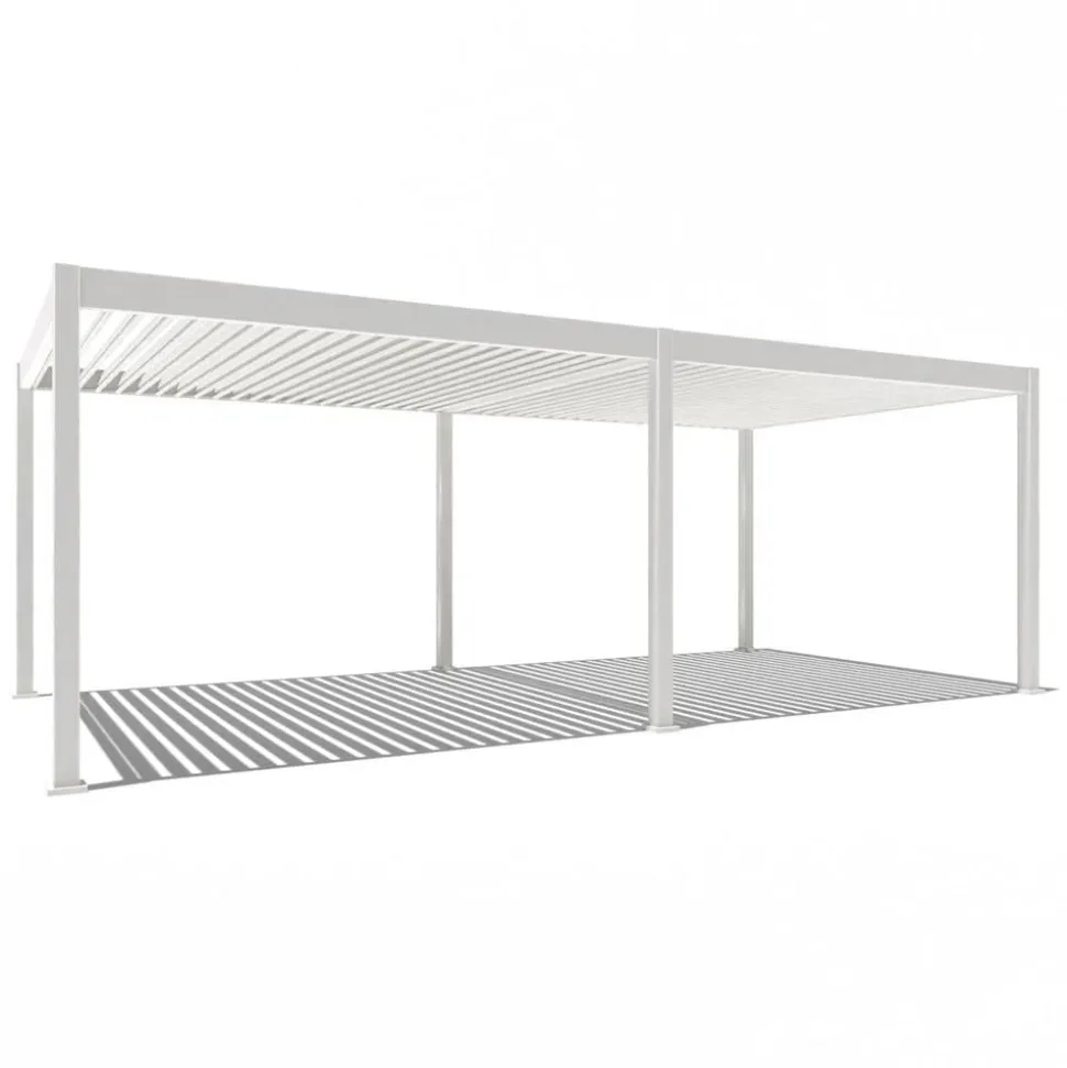 Weide Pergola LED E-Deluxe 3,6x7,2, ca. B720/H255/T360 cm