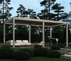 Weide Pergola LED E-Deluxe 3x4, ca. B400/H255/T300 cm