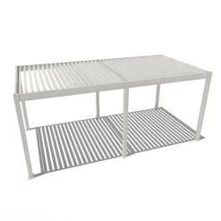 Weide Pergola LED E-Deluxe 3x6, ca. B600/H255/T300 cm