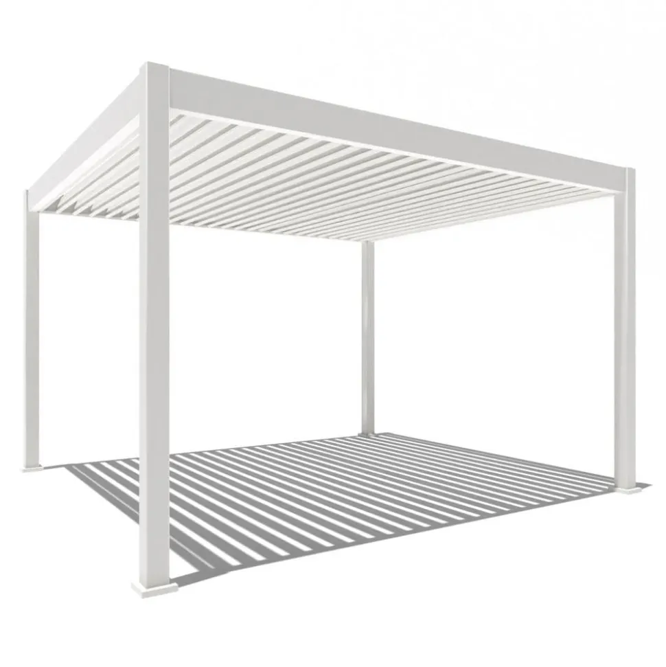 Weide Pergola LED E-Deluxe 3,6x4, ca. B400/H255/T360 cm