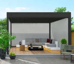 Weide Sonnenrollo für Deluxe/Classic Pergola, ca. B300 cm