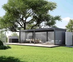 Weide Sonnenrollo für Deluxe/Classic Pergola, ca. B300 cm