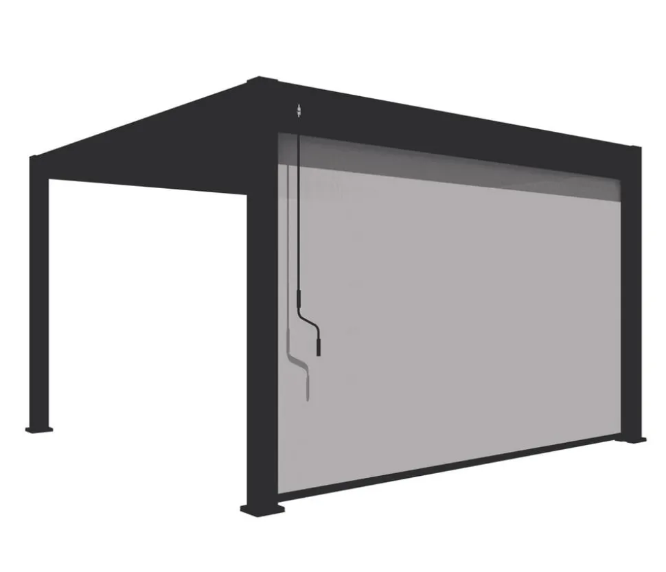 Weide Sonnenrollo für Deluxe/Classic Pergola, ca. B400 cm